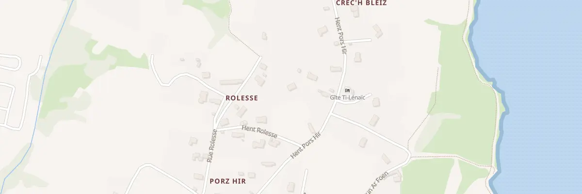 Plan du 71 Hent Pors Hir à Plougrescant