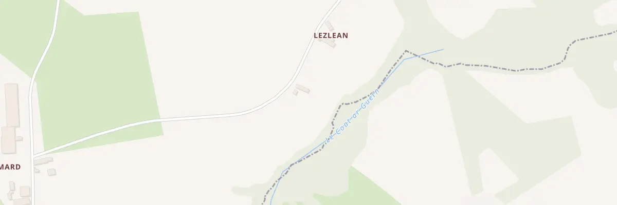 Plan du 2 Lesléan à Runan