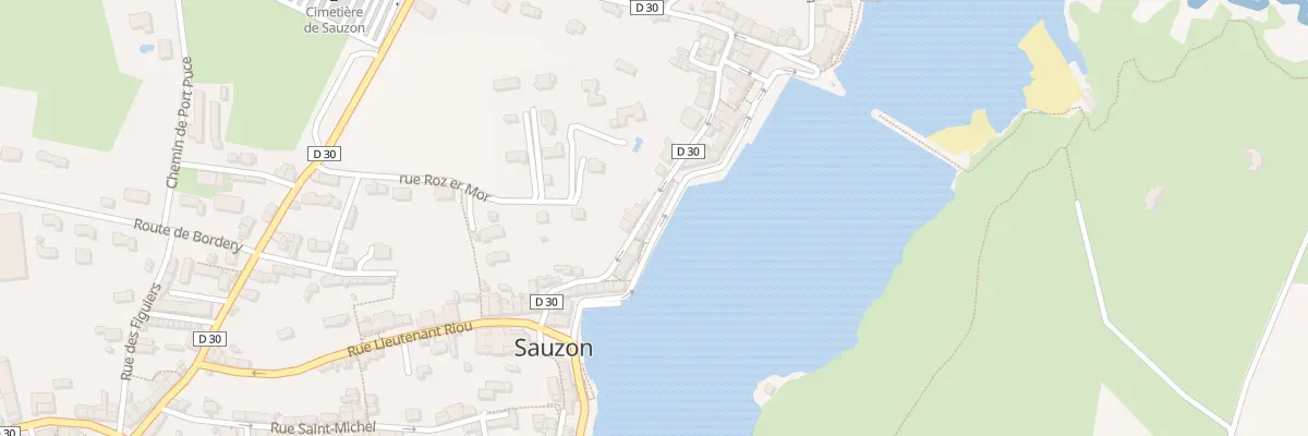 Plan du 125 Quai Joseph Naudin à Sauzon