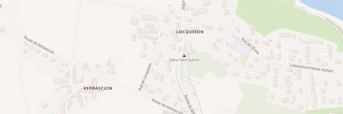 Plan du 8 Rte du Magouer à Plouhinec