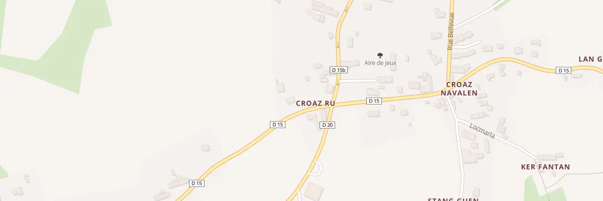 Plan du 9 Croas Ru à Brélidy