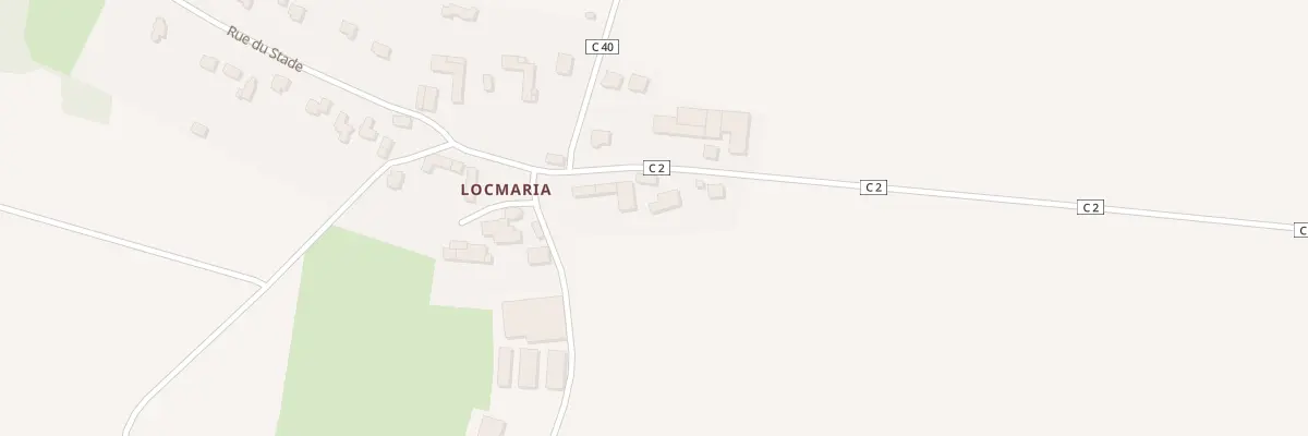 Plan du 40 Locmaria à Kervignac