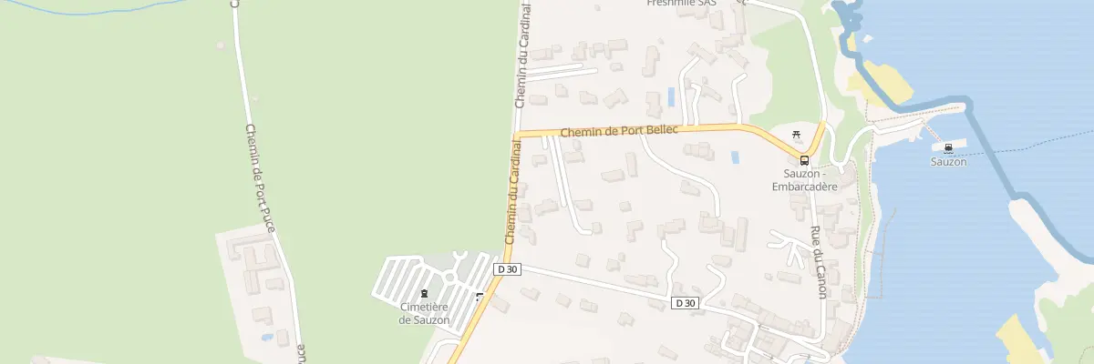 Plan du 24 Che de Port Bellec à Sauzon