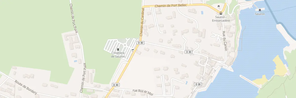 Plan du 203 Rue du Port Vihan à Sauzon