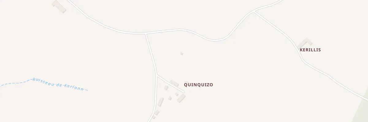 Plan du 5231 Quinquizo à Lescouët-Gouarec