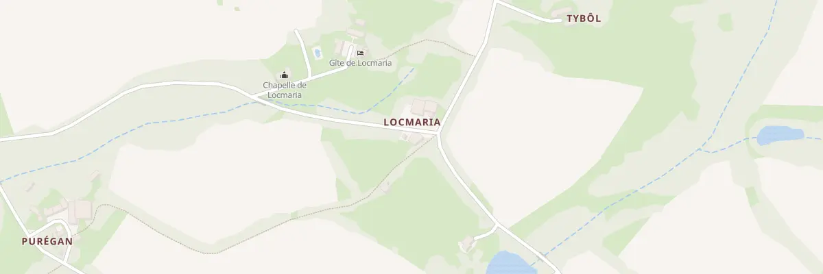 Plan du 2 Locmaria à Langoëlan