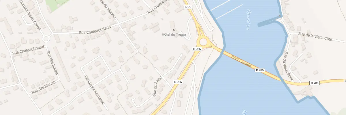 Plan du 23 Rue du 8 Mai à Tréguier