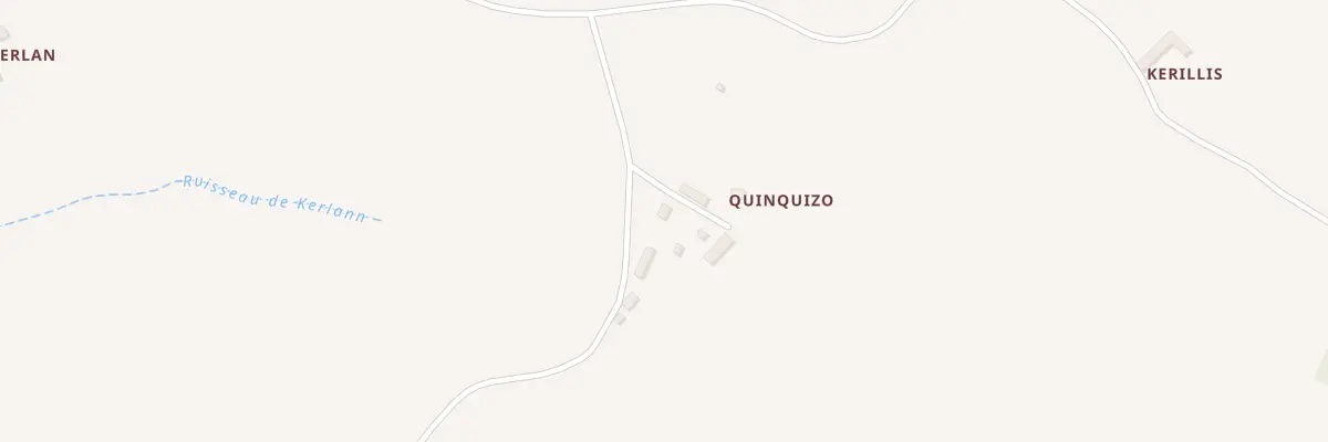 Plan du 5233 Quinquizo à Lescouët-Gouarec