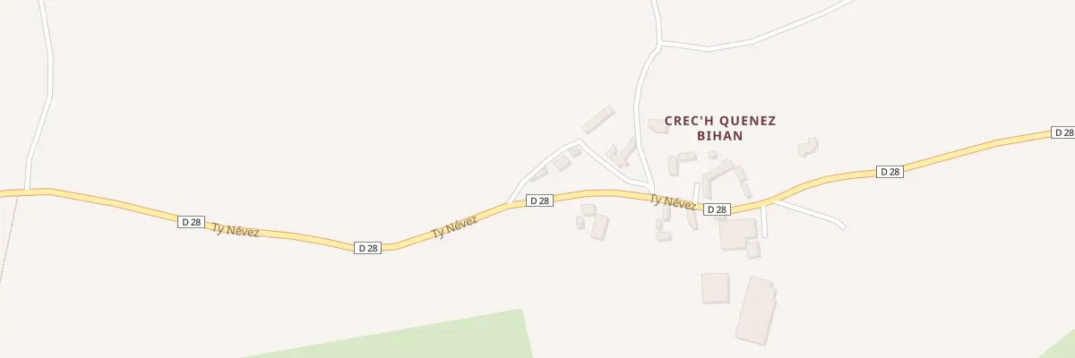 Plan du 20 Crec H Quenez Bihan à Kerien