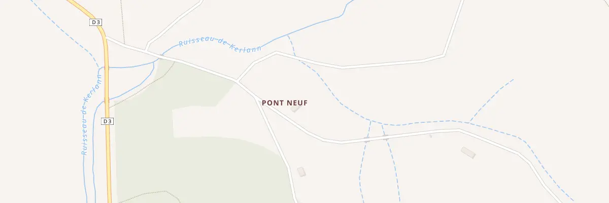 Plan du 1 Le Pont Neuf à Langoëlan