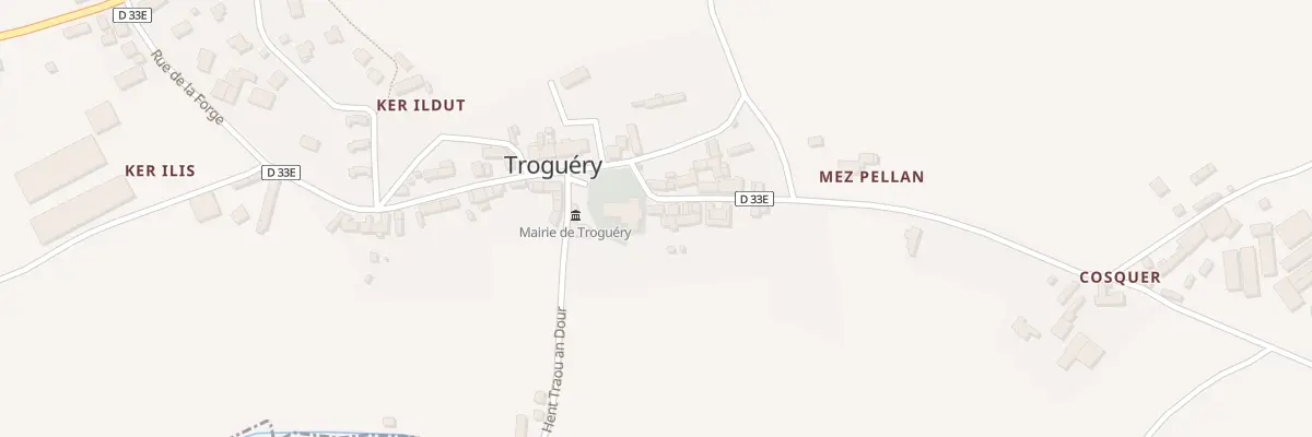 Plan du 2 Rue de Hengoat à Troguéry
