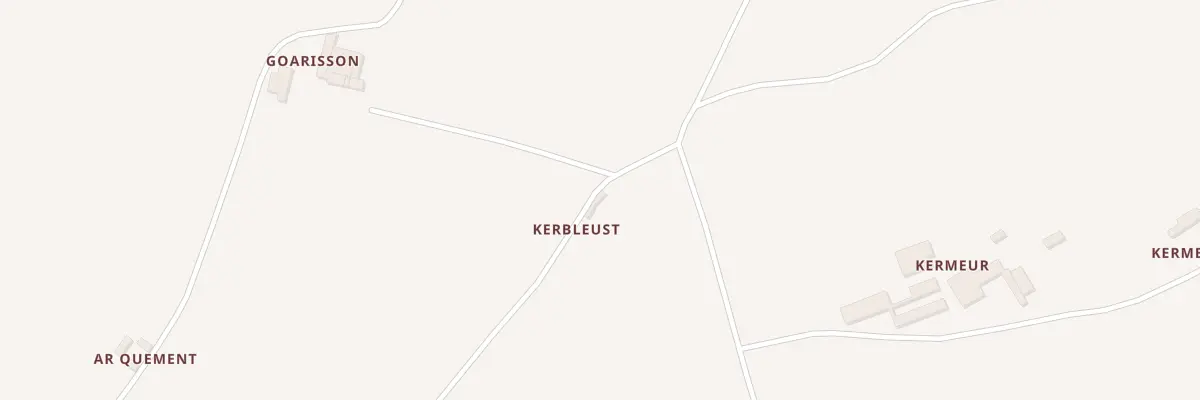 Plan du 5096 Ker Bleust à Troguéry