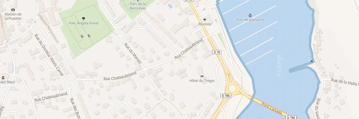 Plan du 48 Rue Chateaubriand à Tréguier