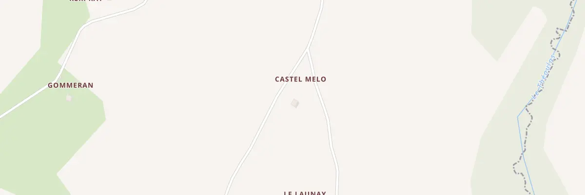 Plan du 1 Castel Melo à Brélidy