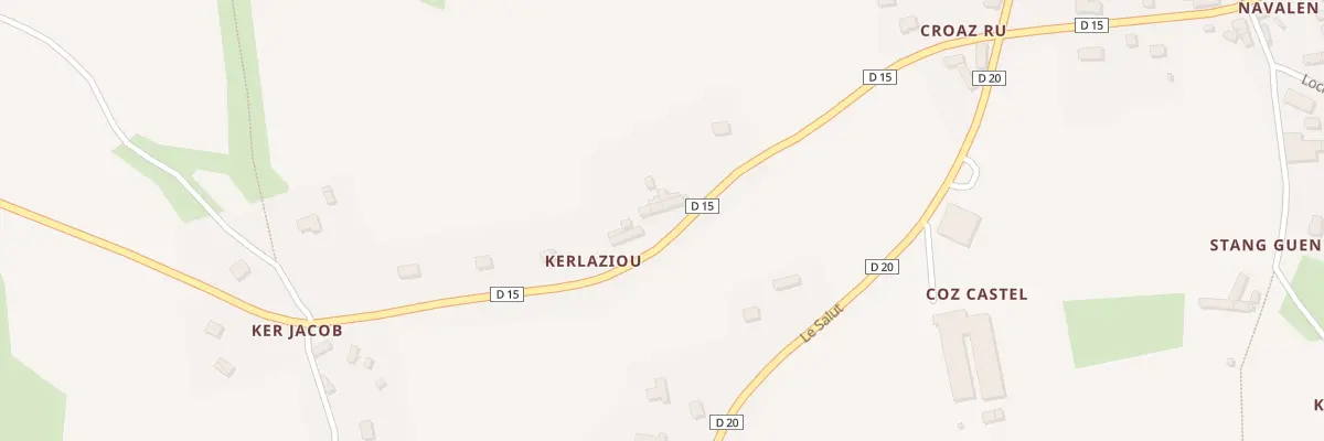 Plan du 3 Kerlasiou à Brélidy