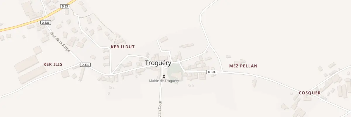 Plan du 2 Rue de Saint Ildut à Troguéry