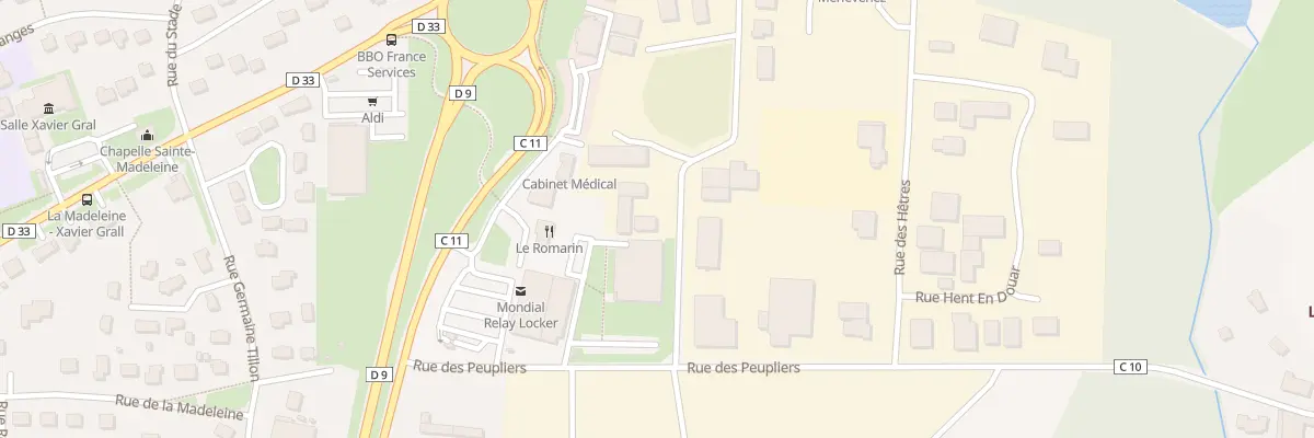 Plan du 1 Rue des Pins à Merlevenez