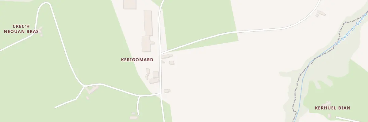 Plan du 1 Kerigomard à Runan
