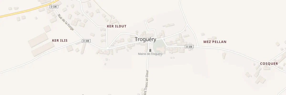 Plan du 7 Rue de Saint Ildut à Troguéry