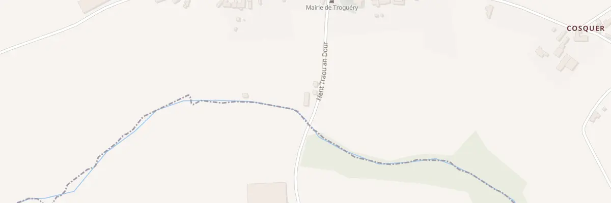 Plan du 10 Hent Traou an Dour à Troguéry