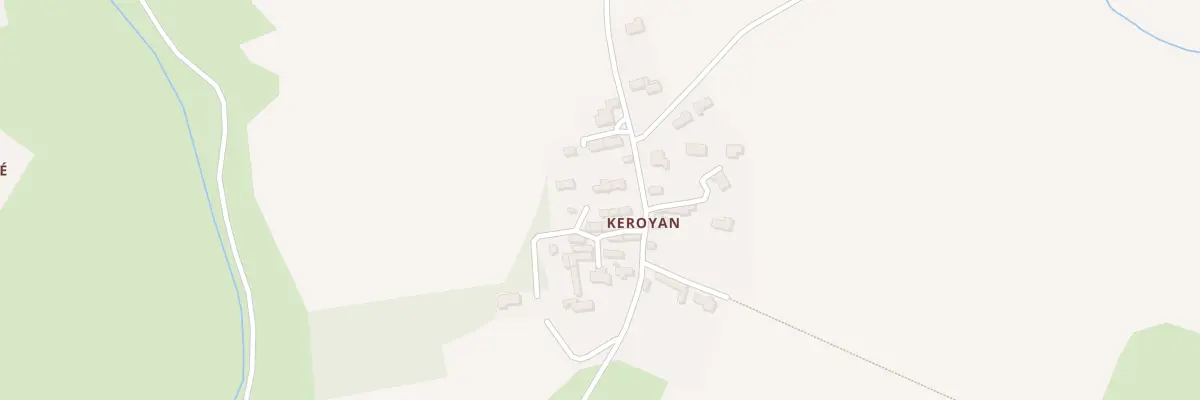 Plan du 448 Keroyan à Sauzon