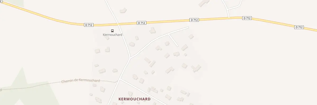 Plan du 80 Kermouchard à Tréglamus