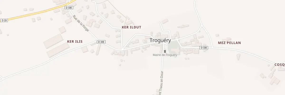 Plan du 17 Rue de Saint Ildut à Troguéry