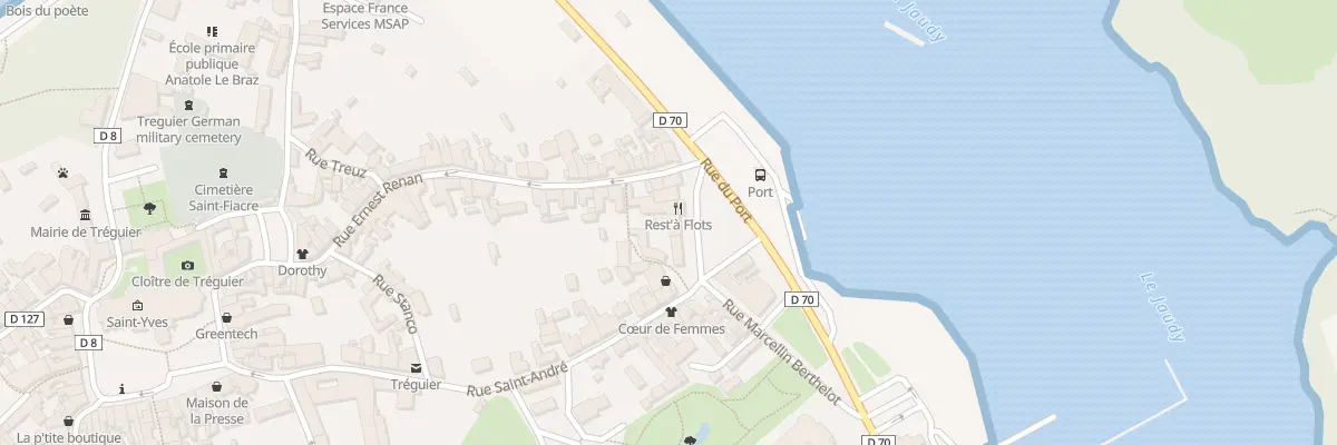 Plan du 4 Pl du General de Gaulle à Tréguier