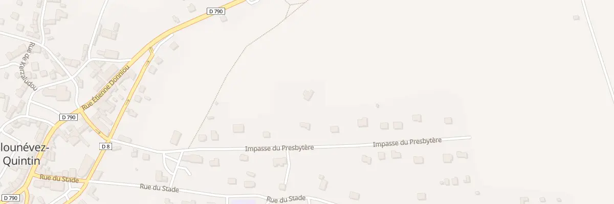 Plan du 13 Imp du Presbytere à Plounévez-Quintin