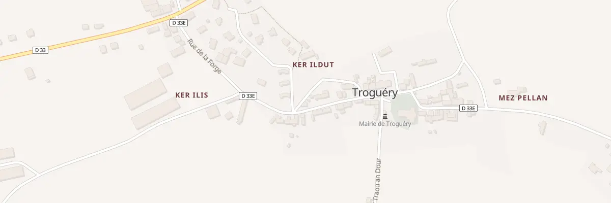 Plan du 20 Rue de Saint Ildut à Troguéry