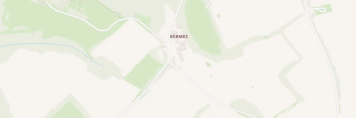 Plan du 1 Kermec à Langoëlan