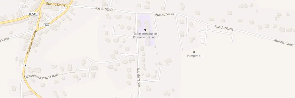 Plan du 5 Rue de l’Ecole à Plounévez-Quintin