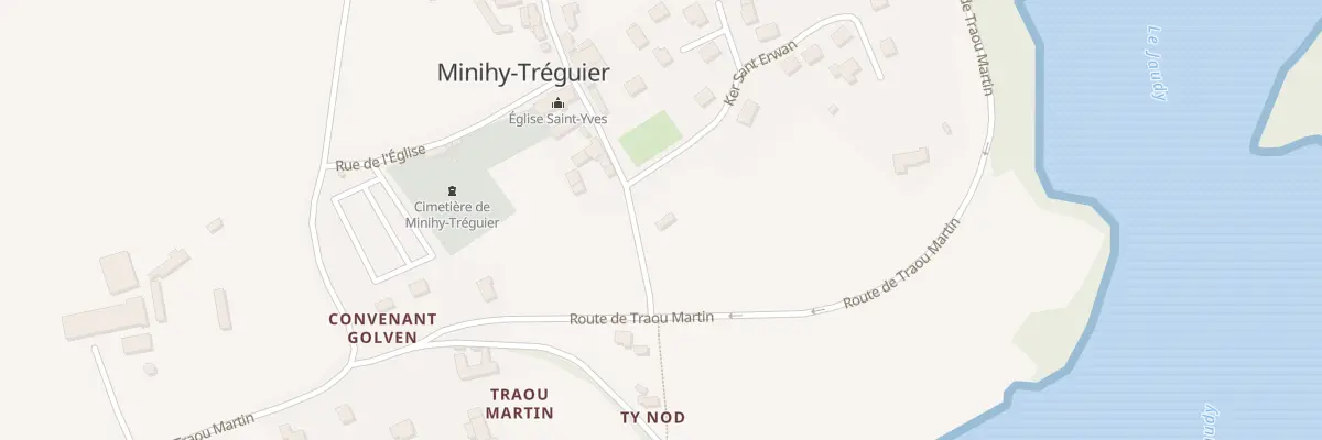 Plan du 23 Rue du Bourg à Minihy-Tréguier