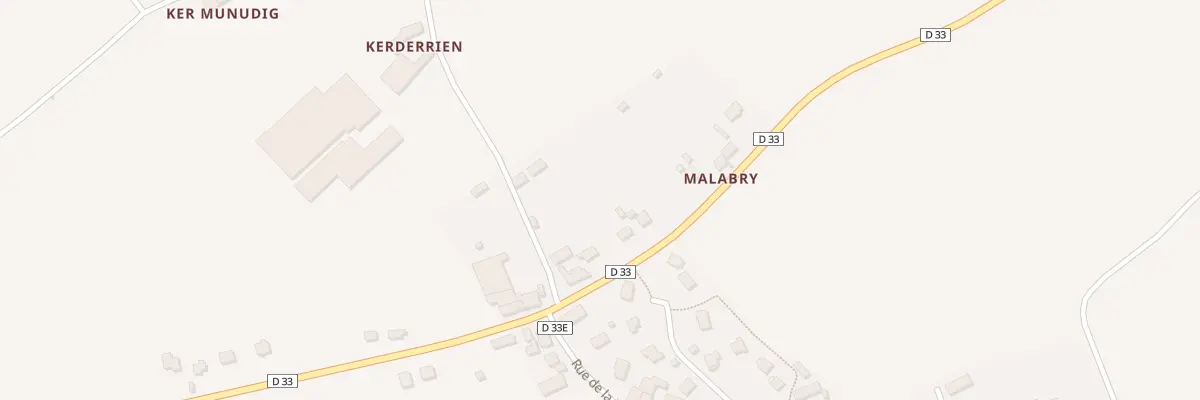 Plan du 3 Rte de Ti Skol à Troguéry