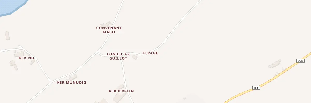 Plan du 5111 Ty Page à Troguéry