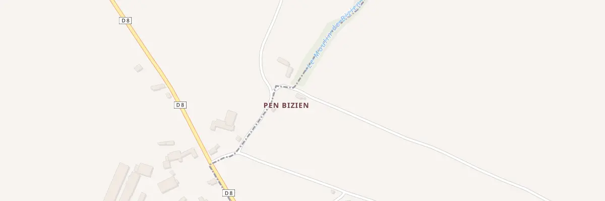 Plan du 5157 Pen Bizien à Ploëzal