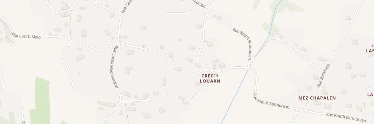 Plan du 13 Hent Crec’h Louarn à Plougrescant