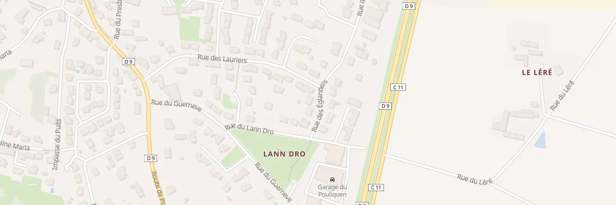 Plan du 26 Rue des Eglantiers à Merlevenez