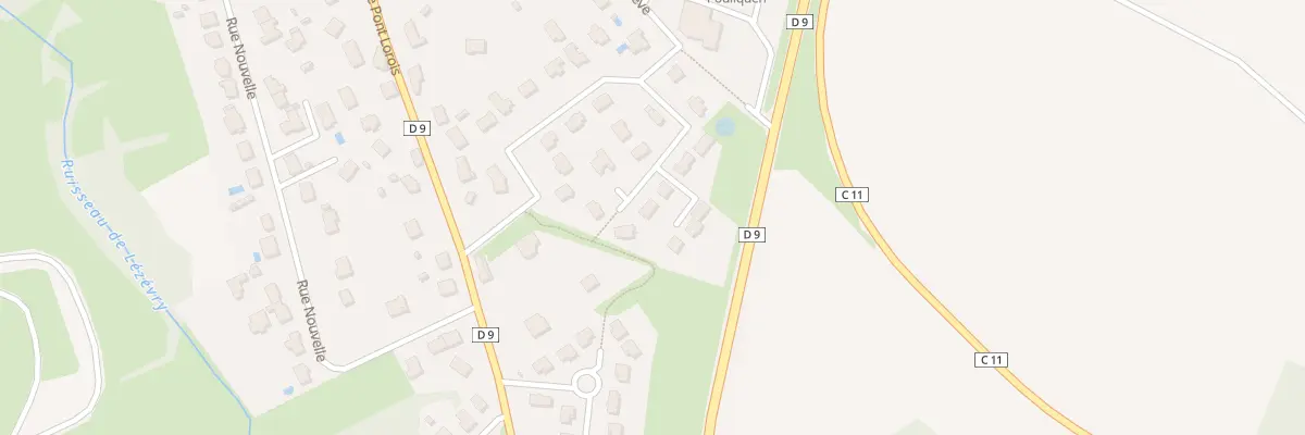 Plan du 27 Rue Pasteur à Merlevenez