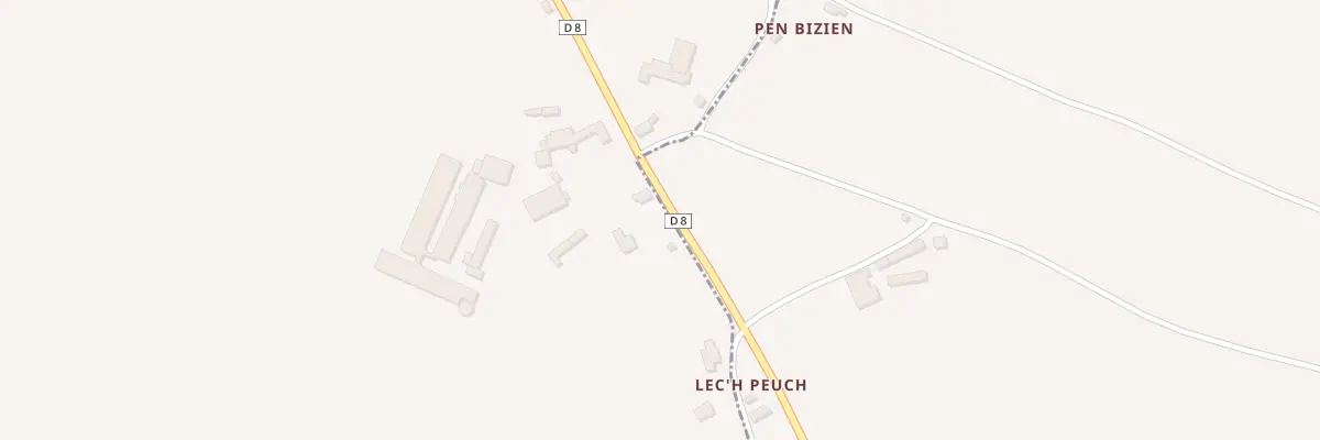 Plan du 10 Pen Bizien à La Roche-Jaudy