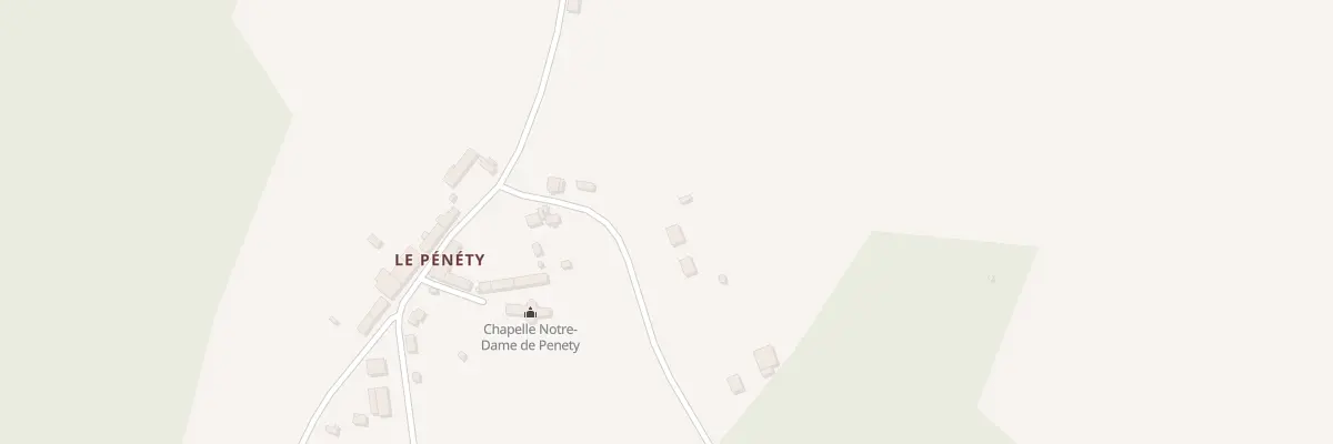 Plan du 21 Le Pénéty à Persquen