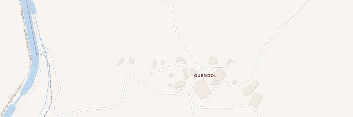 Plan du 5 Guindol à Plélauff