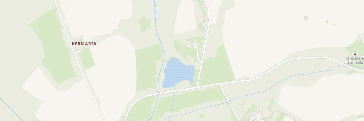 Plan du 1 Prad Er Len à Langoëlan