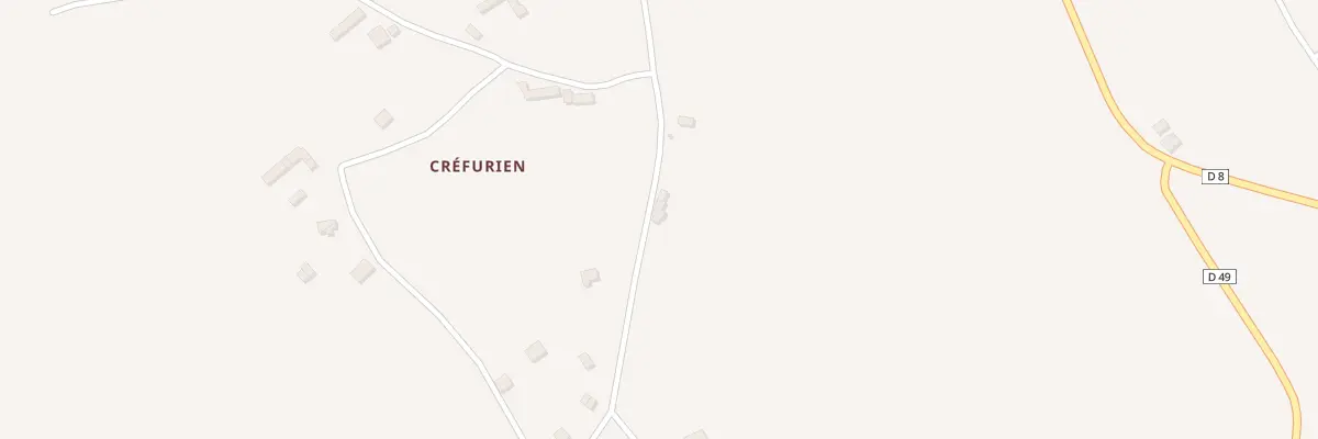 Plan du 5461 Crefurien à Plounévez-Quintin