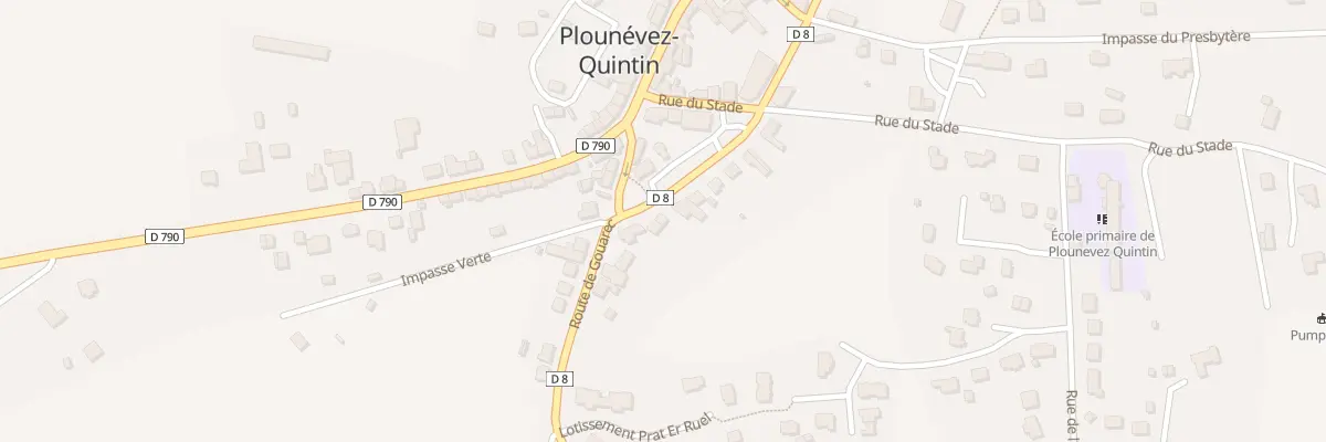 Plan du 13 Pl de la Poste à Plounévez-Quintin