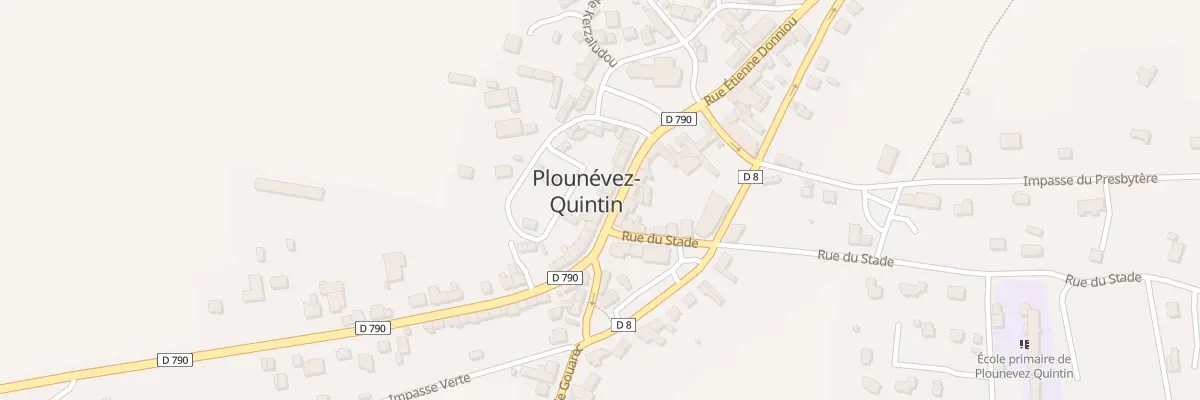 Plan du 14 Rue Kreizker à Plounévez-Quintin