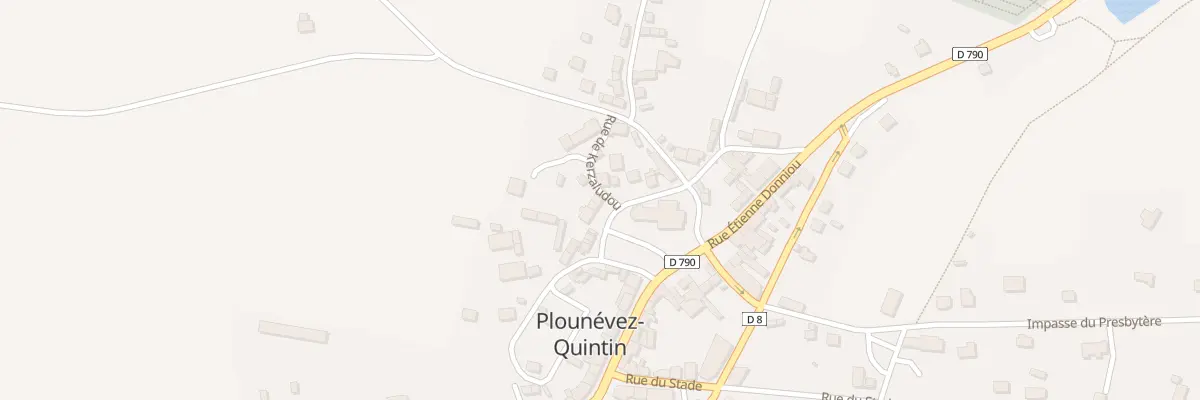 Plan du 14 Pl de l’Eglise à Plounévez-Quintin
