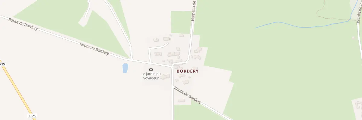 Plan du 151 Bordery à Sauzon