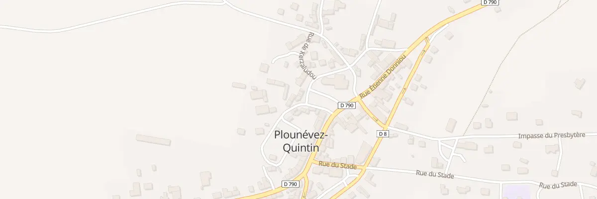 Plan du 22 Pl de l’Eglise à Plounévez-Quintin