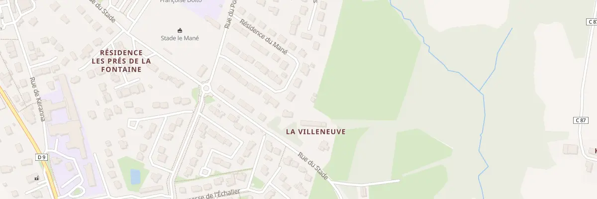 Plan du 10 Res du Mane à Kervignac